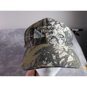Port Authority Mossy Oak Camo Trucker Hat Emergency Response Services Cap Mens